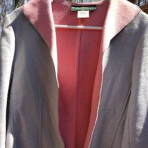 Vintage Harve Benard Wool Blend Blazer, coat, pink, gray, petite